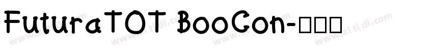 FuturaTOT BooCon字体转换